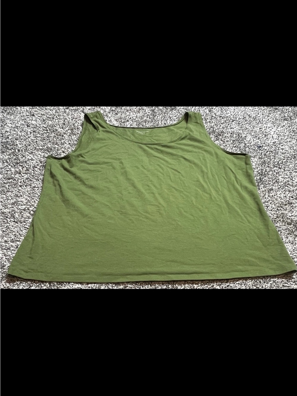 Eileen Fisher Olive Green Lightweight Tank Top